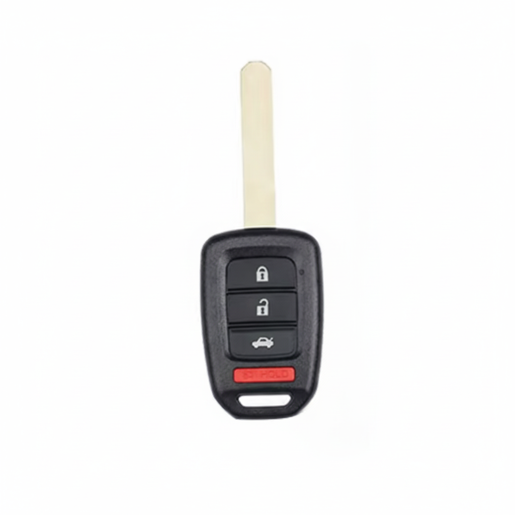 Case para Honda Fit, Civic, HR-V, Accord, Wrv, Zrv, Crv 4 Botões - Kapzy
