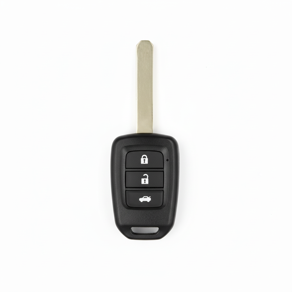 Case para Honda Fit, Civic, HR-V, Accord, Wrv, Zrv, Crv 3 Botões - Kapzy