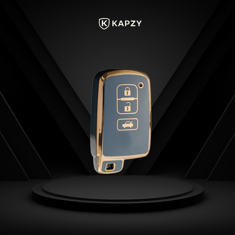 Case para Toyota Corolla, RAV4, SW4, Hilux, 3 Botões - Kapzy
