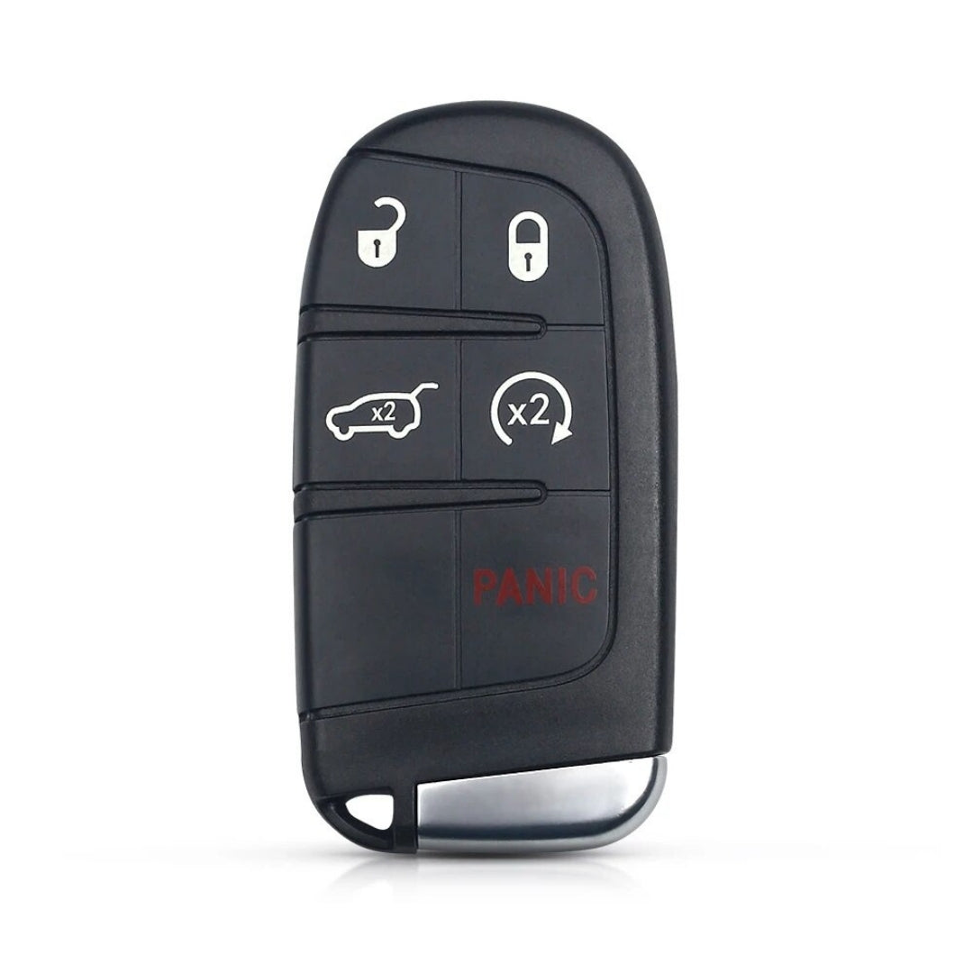 Case para Jeep Renegade, Compass, Grand Cherokee e para Dodge Ram 1500, Journey E Fiat Toro, FastBack, Pulse (5 Botões) - Kapzy