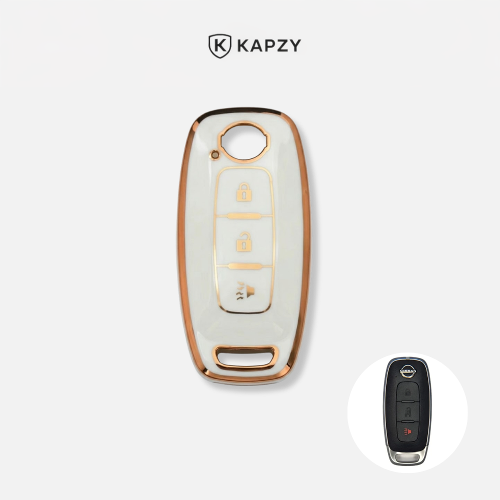 Case para Nissan Sentra, Versa, Kicks, Sentra Presença 3 Botões(Buzina) - Kapzy