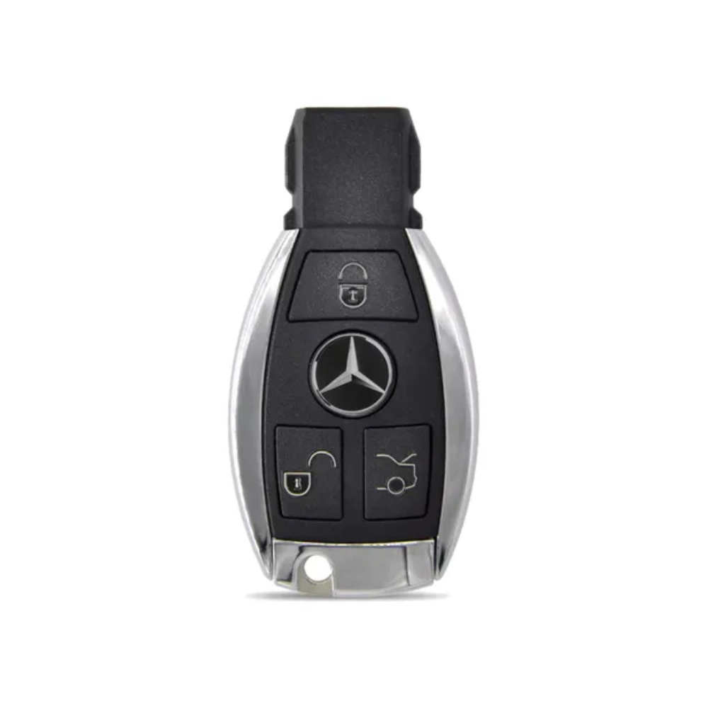 Case para Mercedes Benz Classe A, C, E, S e G modelos GLA, CLA, GLK, GLC, CLS, W204, W463, W176, W251, W205 AMG (3 Botões - Kapzy