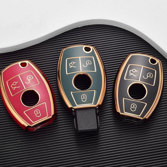 Case para Mercedes Benz Classe A, C, E, S e G modelos GLA, CLA, GLK, GLC, CLS, W204, W463, W176, W251, W205 (AMG) - Kapzy