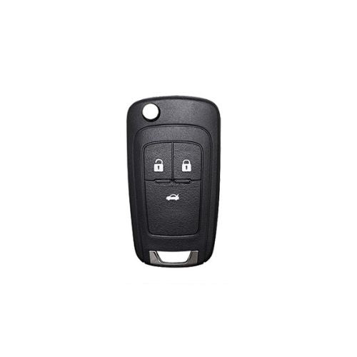 Case para Chevrolet Cruze, Tracker, Onix, S10, Malibu, Captiva, cobalt, prisma, Sonic (3 botões) - Kapzy