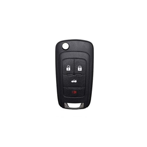 Case para Chevrolet Cruze, Tracker, Onix, S10, Malibu, Captiva, cobalt, prisma, Sonic (4 botões) - Kapzy