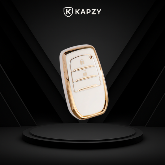 Case para Toyota Hilux, Land Cruiser 200, Camry, Corolla, RAV4, SW4, 2 Botões - Kapzy