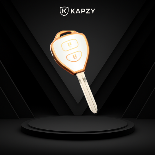 Case para Toyota Corolla, Camry, RAV4, Yaris, Etios, Hillux (2 Botões) - Kapzy