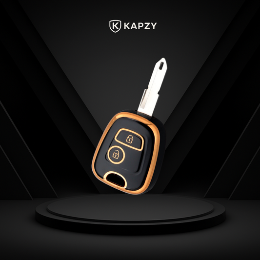 Case para Peugeot 106, 107, 206, 207, 306, 307, 406, 407 2 Botões - Kapzy