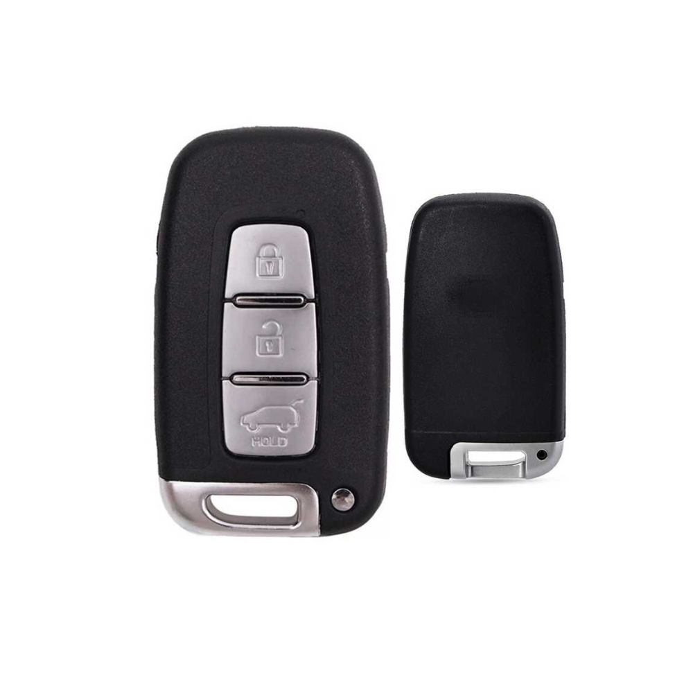 Case para Chave Kia Sportage, Cerato e Hyundai IX35, Elantra, Sonata Presença 3 Botões - Kapzy