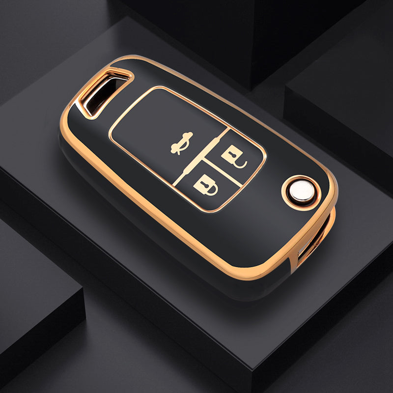 Case para Chevrolet Cruze, Tracker, Onix, S10, Malibu, Captiva, cobalt, prisma, Sonic  3 botões