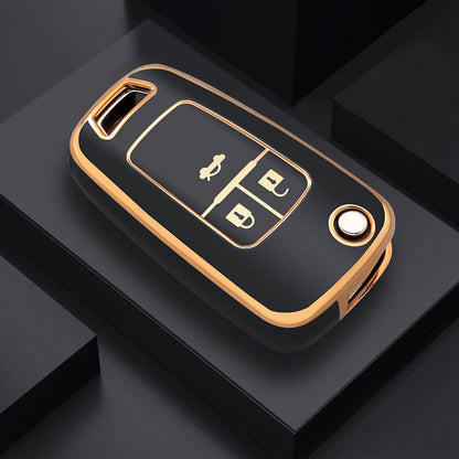 Case para Chevrolet Cruze, Tracker, Onix, S10, Malibu, Captiva, cobalt, prisma, Sonic  3 botões