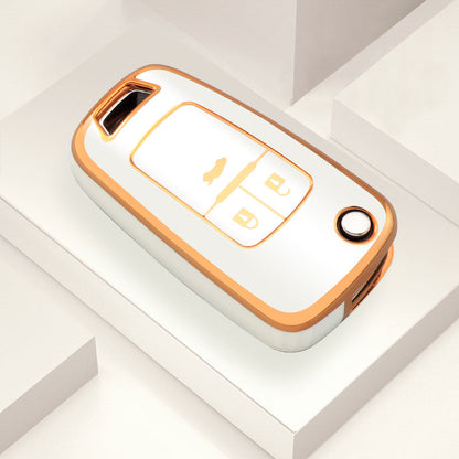 Case para Chevrolet Cruze, Tracker, Onix, S10, Malibu, Captiva, cobalt, prisma, Sonic  3 botões