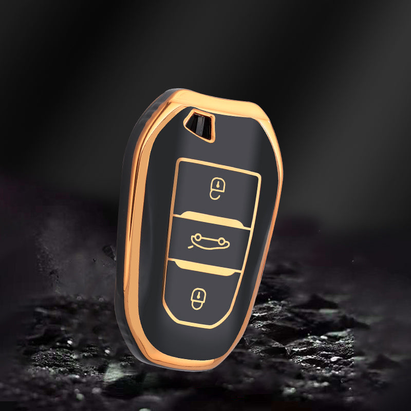 Case para Peugeot 208, 308, 408, 508, 2008, 3008, 4008, 5008 (Botão Porta Mala) Presencial - Kapzy