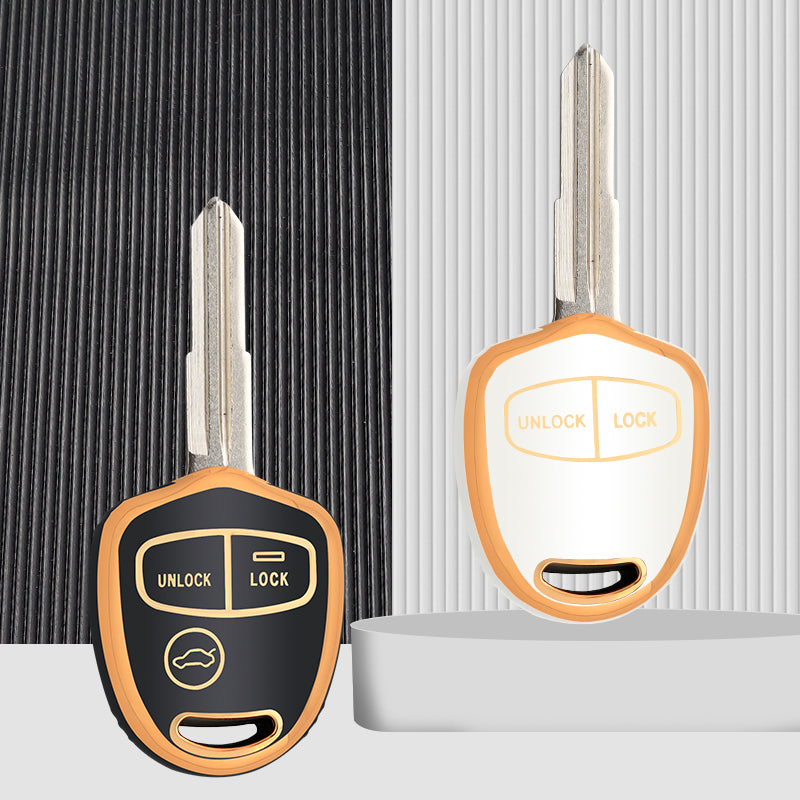 Case para Mitsubishi Evolution, Lancer, EX, Grandis, Outlander, Triton, Pajero, ASX (3 Botões) - Kapzy