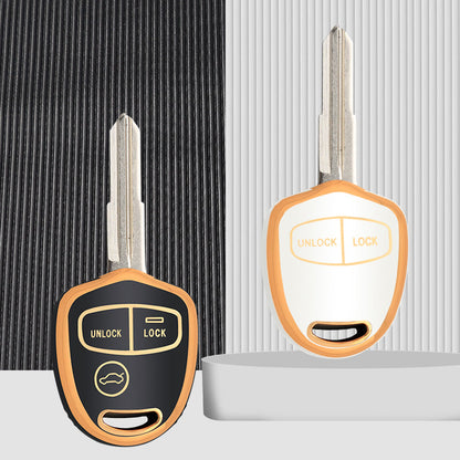 Case para Mitsubishi Evolution, Lancer, EX, Grandis, Outlander, Triton, Pajero, ASX (3 Botões) - Kapzy