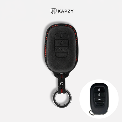 Case Suede Collection para Chave Honda Presença 3 Botões (Porta-Malas) - Kapzy