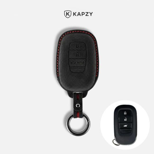 Case Suede Collection para Chave Honda Presença 3 Botões (Porta-Malas) - Kapzy