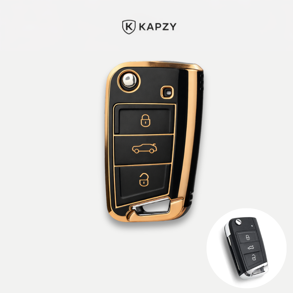Case para Volkswagen Polo, Tiguan, Passat, Golf, Jetta, Bora, Gol, Voyage, Amarok, Virtus, Nivus, Taos, Tera, Tcross,  - Kapzy