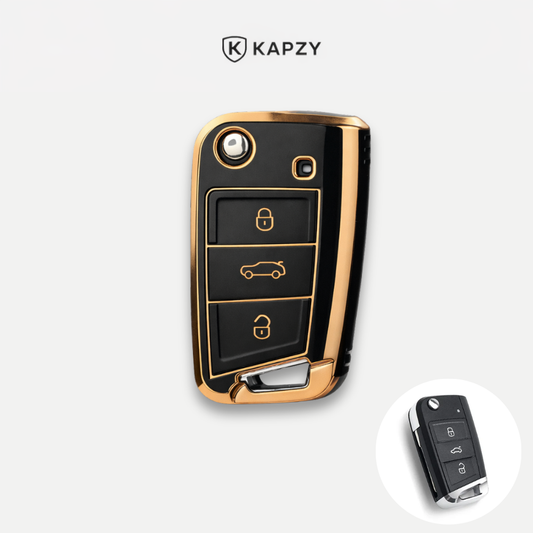 Case para Volkswagen Polo, Tiguan, Passat, Golf, Jetta, Bora, Gol, Voyage, Amarok, Virtus, Nivus, Taos, Tera, Tcross,  - Kapzy
