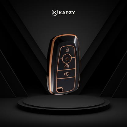 Case para Ford Edge, Fusion, Mustang, Explorer, Ecosport 4 Botões - Kapzy