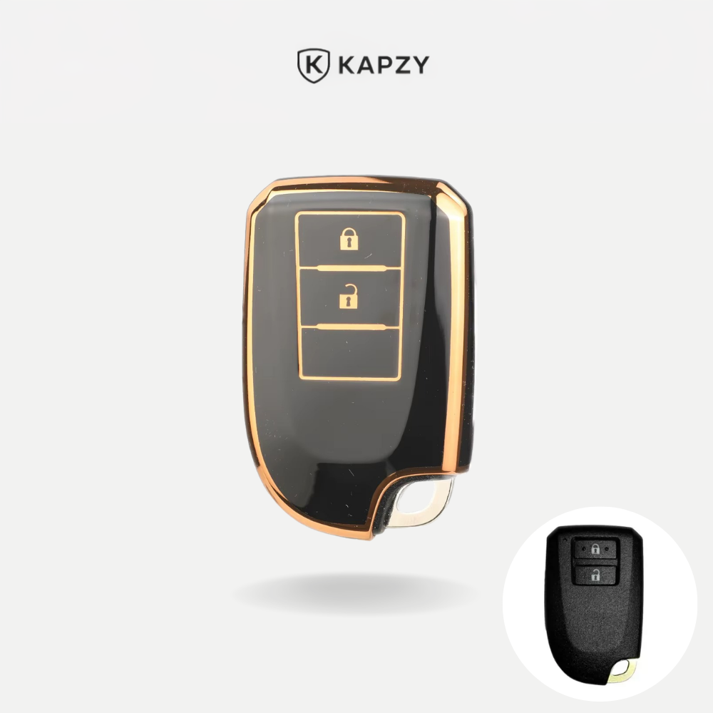 Case para Toyota Yaris, Corolla, RAV4, SW4, Hilux, 2 Botões - Kapzy
