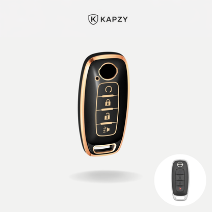 Case para Nissan Sentra, Versa, Kicks, Sentra Presença 4 Botões (Modelo 02) - Kapzy