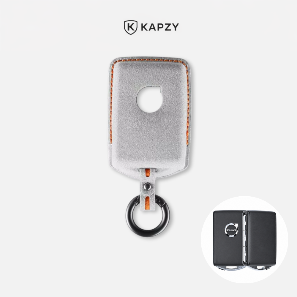 Case Suede Collection para Chave Volvo (Modelo 01) - Kapzy