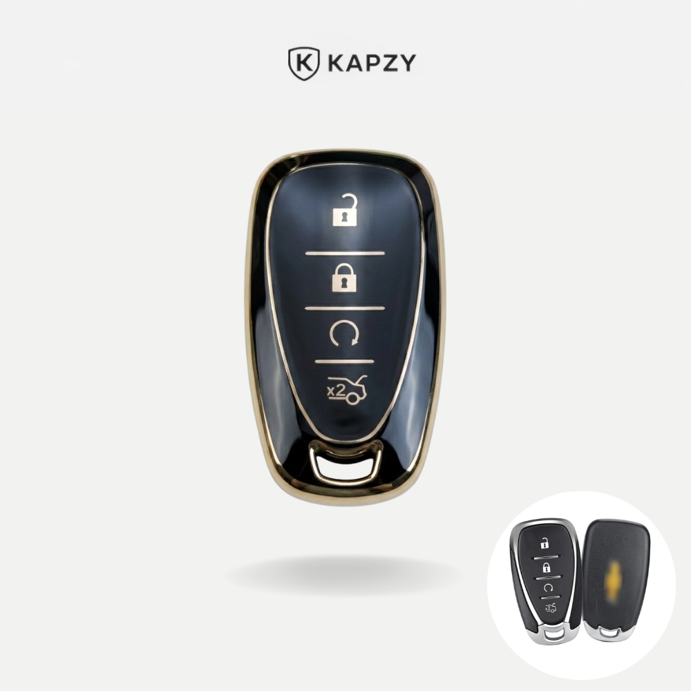 Case para Chevrolet Cruze, Onix, Tracker (4 Botões Start Stop/Porta-Malas) - Kapzy