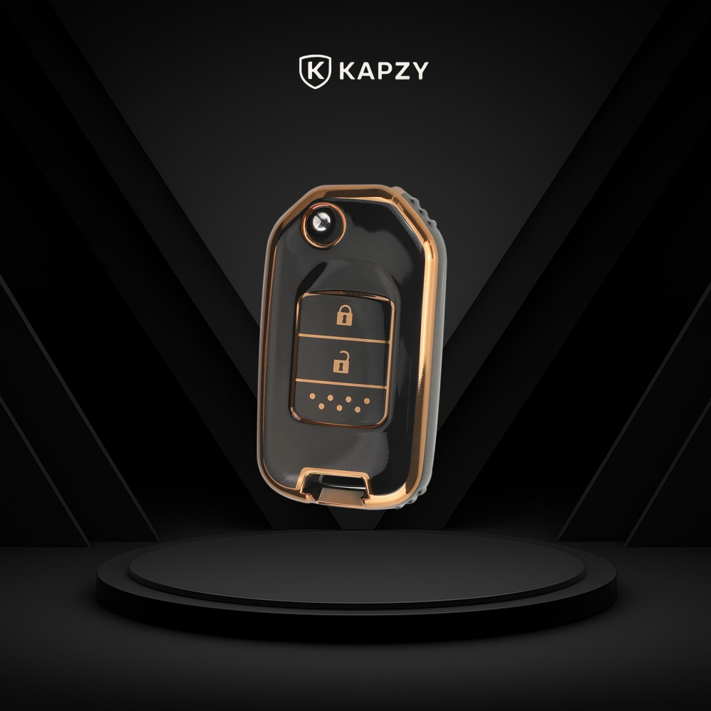 Case para Honda Civic, HRV, CR-V, Accord, Fit, City Canivete 2 Botões - Kapzy