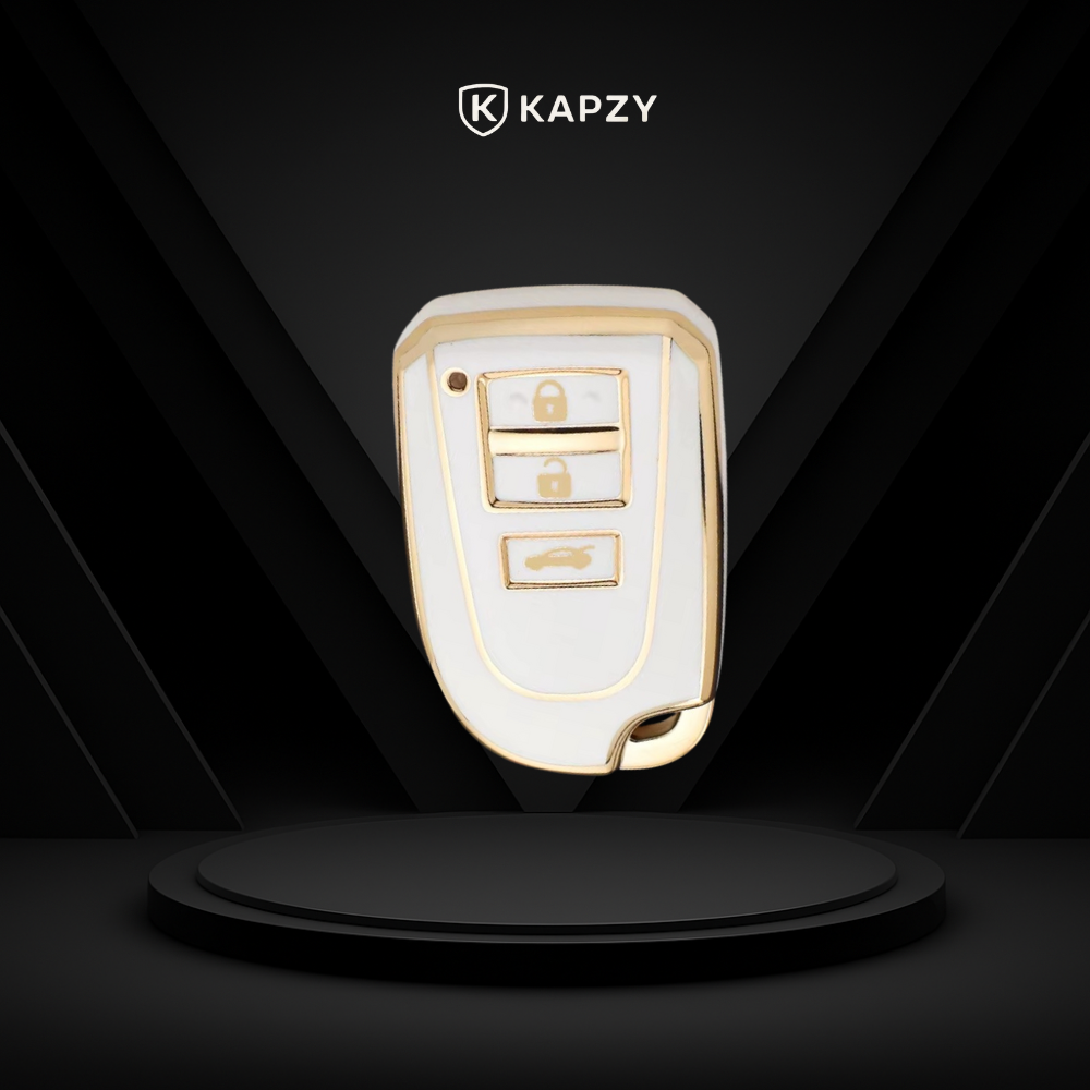 Case para Toyota Yaris, Corolla, RAV4, SW4, Hilux, 3 Botões - Kapzy