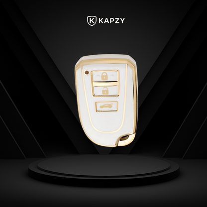 Case para Toyota Yaris, Corolla, RAV4, SW4, Hilux, 3 Botões - Kapzy