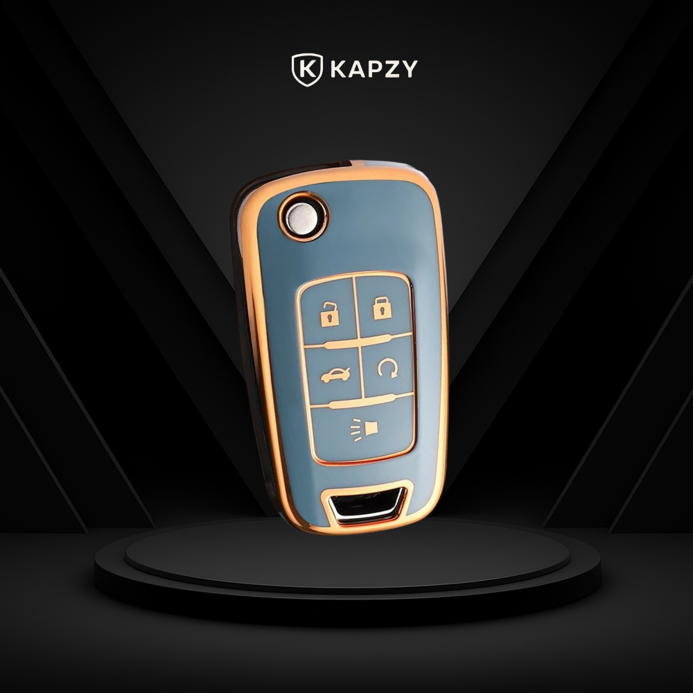 Case para Chevrolet Cruze, Tracker, Onix, S10, Malibu, Captiva, cobalt, prisma, Sonic (5 botões)