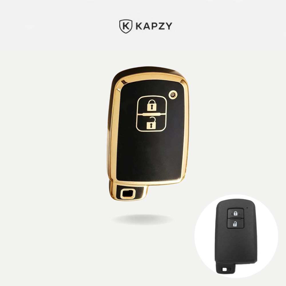 Case para Toyota Corolla, RAV4, SW4, Hilux, 2 Botões - Kapzy