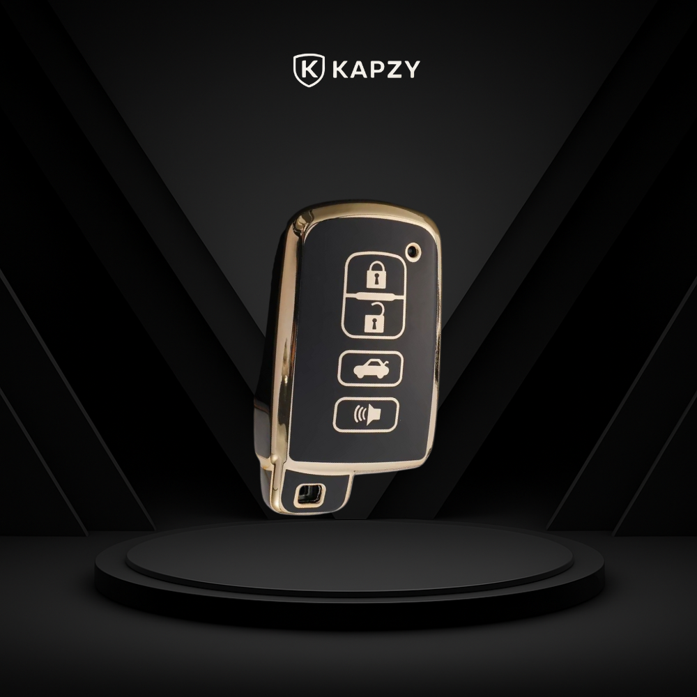 Case para Toyota Corolla, RAV4, SW4, Hilux, 4 Botões - Kapzy