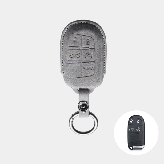 Case Suede Collection para Chave Fiat e Jeep 5 Botões - Kapzy