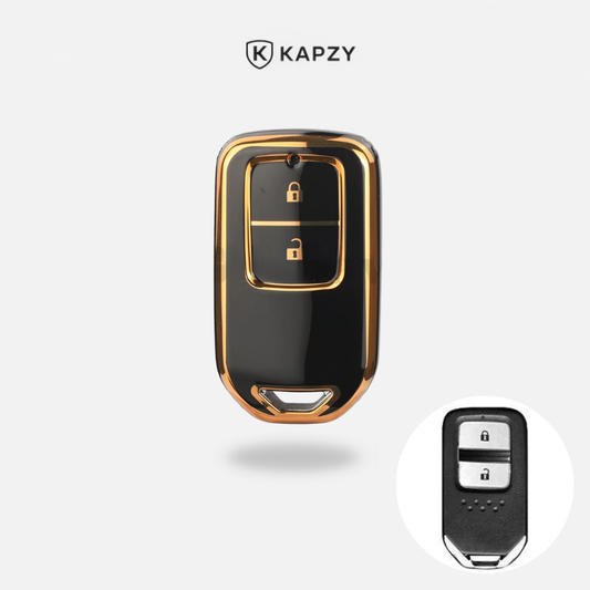 Case para Honda WRV, CRV, Fit, Civic, Accord, HR-V, City Presença 2 Botões - Kapzy