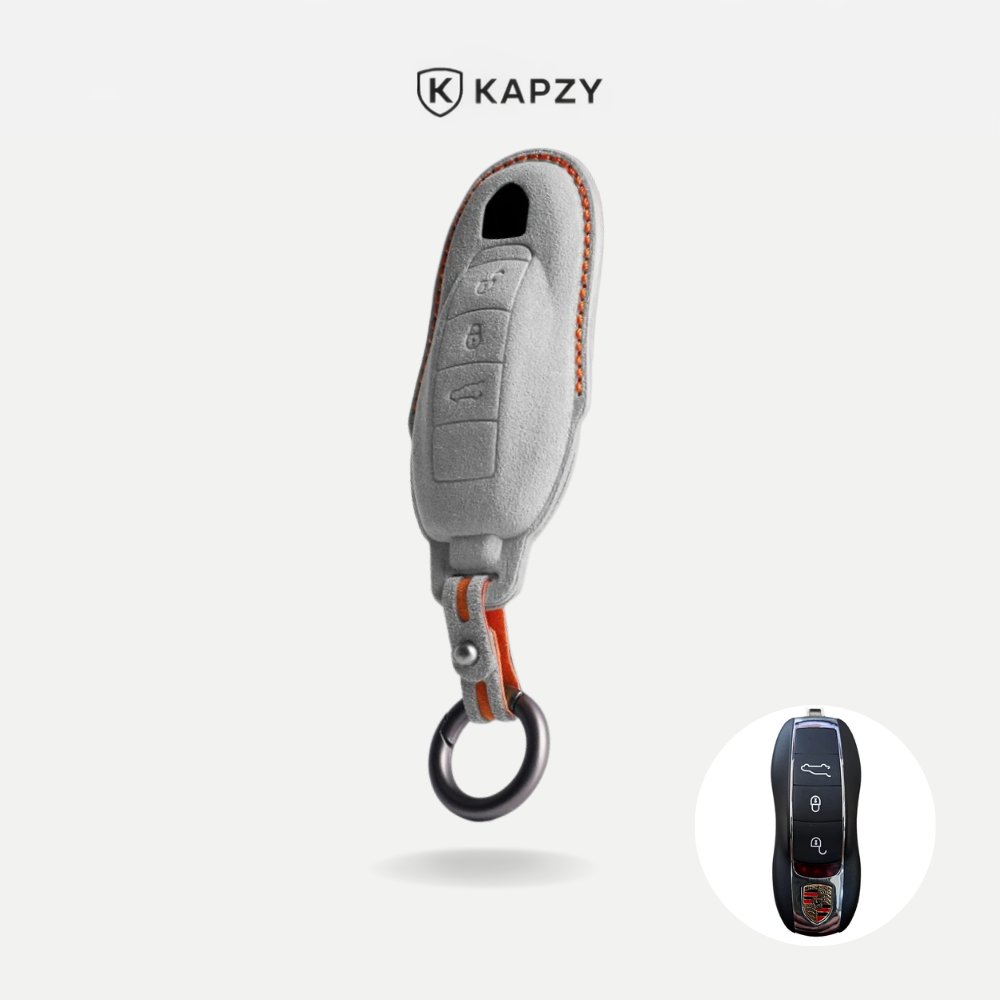 Case Suede Collection para Chave Porsche (Modelo 02) - Kapzy
