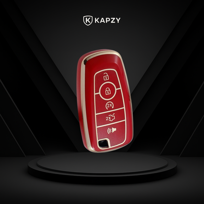 Case para Ford Edge, Focus, Fusion, Mustang, Explorer, Ecosport 5 Botões - Kapzy