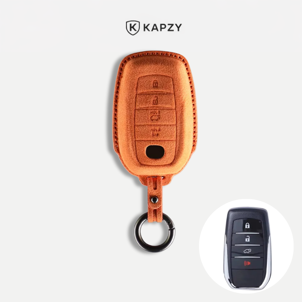 Case Suede Collection para Toyota Presença (4 Botões) - Kapzy