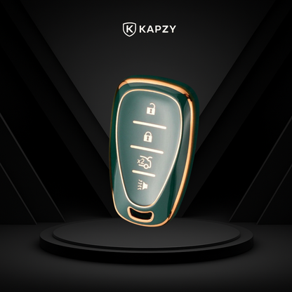 Case para Chevrolet Camaro, Cruze, Malibu, Sonic, Tracker, Equinox 4 Botões - Kapzy