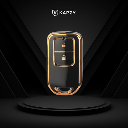 Case para Honda WRV, CRV, Fit, Civic, Accord, HR-V, City Presença 2 Botões - Kapzy