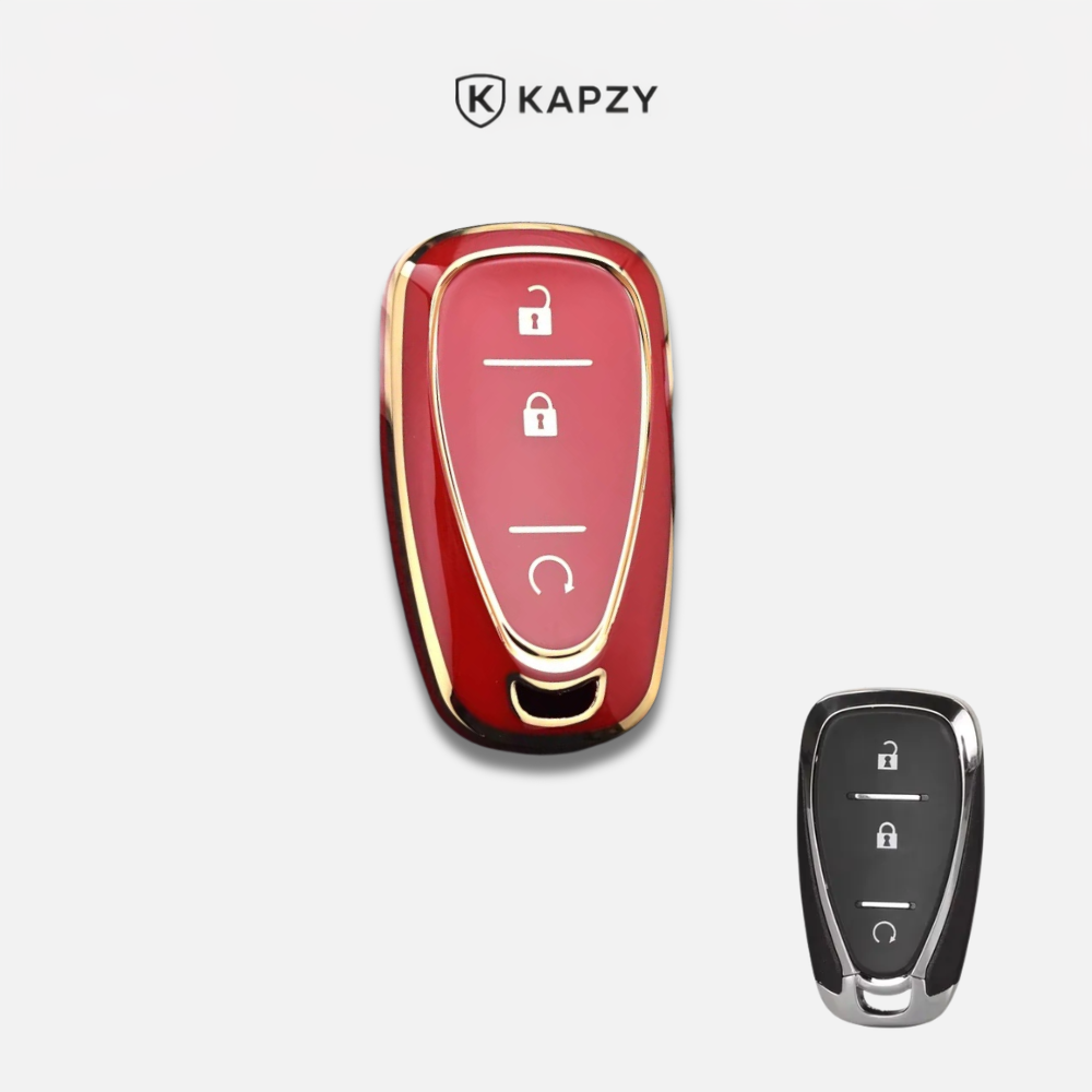 Case para Chevrolet Cruze, Onix, Tracker (3 Botões) Start/Stop - Kapzy