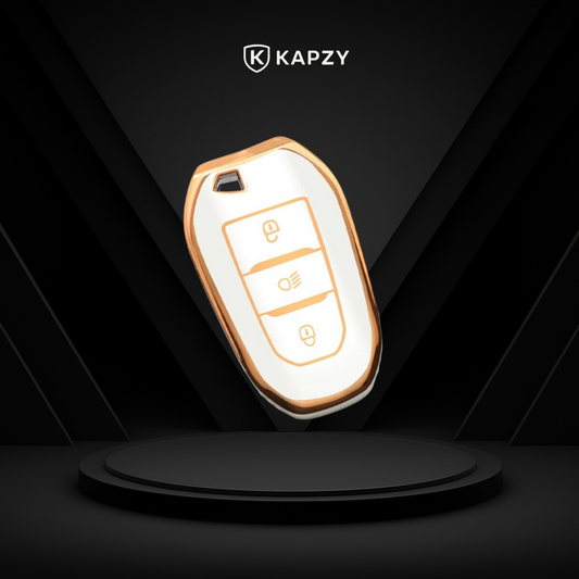 Case para Citroën Peugeot, 2008, 3008, 5008, 508, C4 (Botão de Farol) - Kapzy