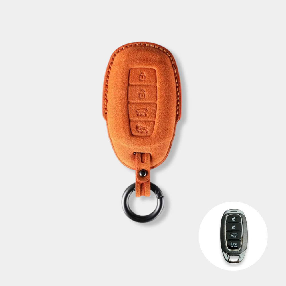 Case Suede Collection para Chave Hyundai Presença (4 Botões) - Kapzy