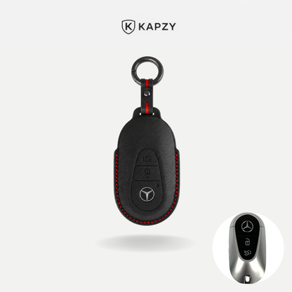 Case Suede Collection para Chave Mercedes Benz Múltiplas Versões - Kapzy
