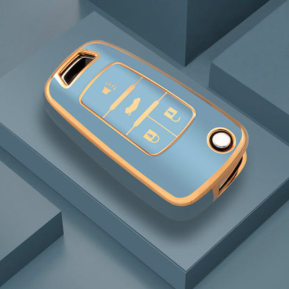 Case para Chevrolet Cruze, Tracker, Onix, S10, Malibu, Captiva, cobalt, prisma, Sonic (4 botões)