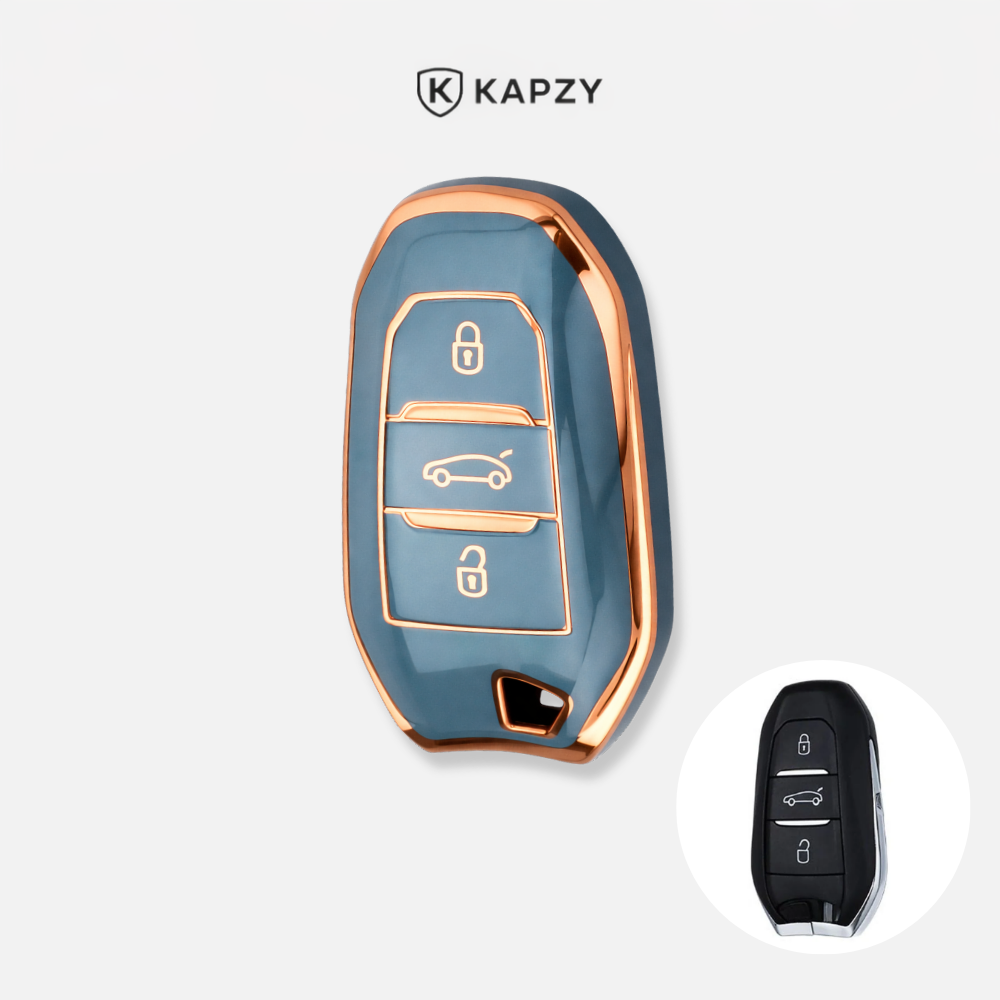 Case para Citroën e Peugeot, Diversos (Botão Porta Malas) Chave Presencial - Kapzy