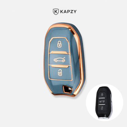 Case para Citroën e Peugeot, Diversos (Botão Porta Malas) Chave Presencial - Kapzy
