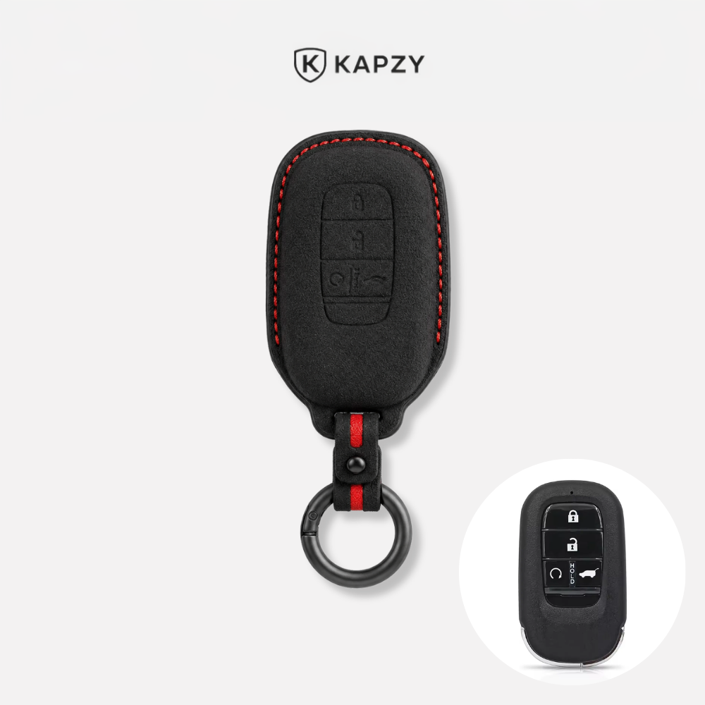 Case Suede Collection para Chave Honda Presença 4 Botões - Kapzy