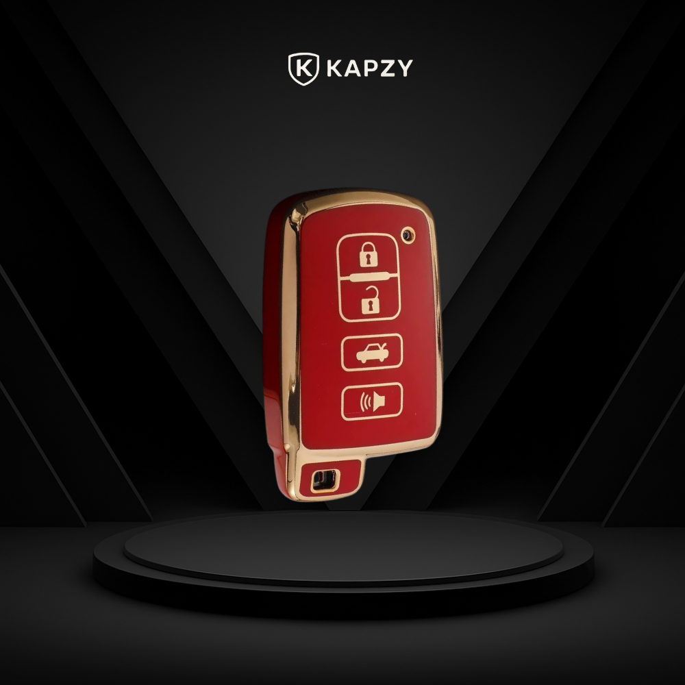 Case para Toyota Corolla, RAV4, SW4, Hilux, 4 Botões - Kapzy